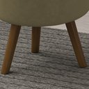 Ver imagem 6 de Kit 2 Puff Puf Para Sala Pes Palito Small Veludo SL 945 Peer