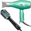 Ver imagem 1 de KIT TAIFF 127V - SECADOR PROF. FOX ION 3 SOFT GREEN 2200W + ESCOVA MODELADORA OVAL STYLE 1200W