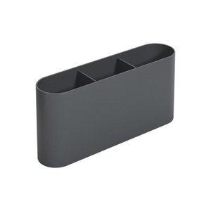 Escorregador de Talheres Linha Flat Cinza Grafite Coza Cinza Grafite