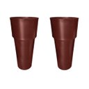 Ver imagem 1 de Kit 2 Vaso Plantar Lux 65x30 Decoração Hall Entrada Jardim Design Elegante