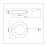 Frigideira Rasa Tramontina Professional em Aço Inox com Fundo Triplo e em Ceramica Grafite 26 Cm 2 - 5