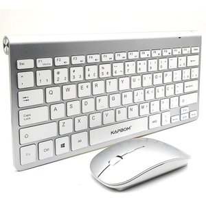 Kit Teclado e Mouse S/fio Wireless Usb 2.4ghz até 1600dpi Kapbom