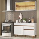 Ver imagem 1 de Cozinha Compacta Reims com Armário e Balcão Branco Madesa