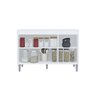 Balcão Armário de Cozinha Manu 120cm Branco sem Tampo - Ajl - 3