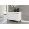 Balcão Armário de Cozinha Manu 120cm Branco sem Tampo - Ajl - 2