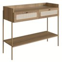 Ver imagem 6 de Aparador para Sala 2 Gavetas Pé Metal Arlo A10 Hanover-dourado - Mpozenato