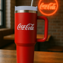 Ver imagem 2 de Copo Térmico Oficial C/ Tampa Coca Cola Coke 1,5l Hauskraft