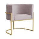 Ver imagem 2 de Kit 02 Poltronas Decorativa Luana Luxo Veludo Cores - DS Estofados - Rosê
