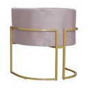Ver imagem 6 de Kit 02 Poltronas Decorativa Luana Luxo Veludo Cores - DS Estofados - Rosê