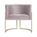 Ver imagem 3 de Kit 02 Poltronas Decorativa Luana Luxo Veludo Cores - DS Estofados - Rosê