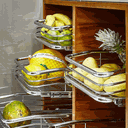 Ver imagem 2 de Gaveta Fruteira Aramada Deslizante Aço Inox Corrediça 470mm Cozinha Frutas Masutti