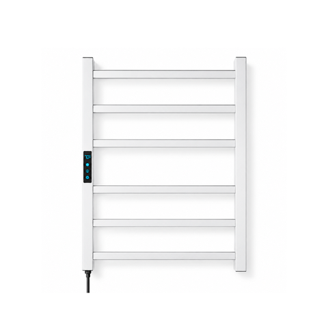 Porta Toalha Digital Inox Polido Bivolt Fio Lado Esquerdo 53,0x63,5x10,0 - Aquece Metais