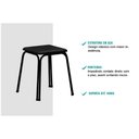 Ver imagem 3 de Kit 2 Banquetas Sala Jantar 1748 4 Un Branco/courano Branco - Carraro