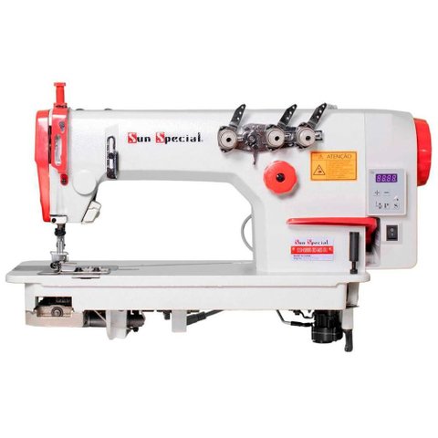 Máquina Costura Industrial Reta Ponto Corrente Ssh-3800-3d-ms-su 110v - Sun Special