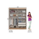 Ver imagem 5 de Guarda Roupa Casal 2 Portas de Correr e 2 Gavetas Briz B353 Jequitiba/verde - Henn