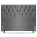 Ver imagem 1 de Cabeceira Cama Box Casal Queen Size Madrid 160cm Suede Cinza