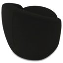 Ver mais imagens de Poltrona Sala Decorativa Redonda Kit 2 Steve Suede Preto I01 - Mpozenato