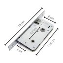 Ver imagem 2 de Fechadura Aliança Premium 2600/31 Cromado Maquina 40mm