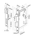 Ver imagem 3 de Fechadura Aliança Premium 2600/31 Cromado Maquina 40mm