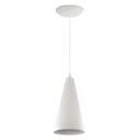 Ver imagem 1 de Pendente Cone Lowcost Aluminio Decoracao Branco