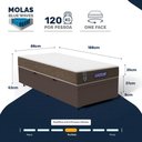 Ver imagem 3 de Cama Box Baú com Colchão Gazin de Molas Ensacadas One Face Air Light Solteiro 88cm