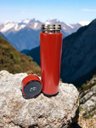 Ver imagem 3 de Garrafa Térmica Aço Inox com Termômetro Digital Led 500ml Vermelho