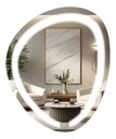 Ver imagem 1 de Espelho Orgânico Decorativo Iluminado Touch Luxo 70x58cm - Led 3000k - Quente