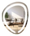 Ver imagem 2 de Espelho Orgânico Decorativo Iluminado Touch Luxo 70x58cm - Led 3000k - Quente