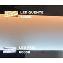 Ver imagem 4 de Espelho Orgânico Decorativo Iluminado Touch Luxo 70x58cm - Led 3000k - Quente