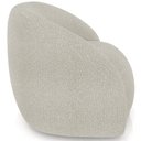 Ver imagem 6 de Poltrona Decorativa Giratória Angelina M03 Bouclê Bege Claro - Lyam Decor