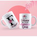 Ver imagem 2 de Canecas de Porcelana Personalizadas Alfabeto Evangelico Letra F