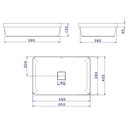 Ver imagem 5 de Cuba de Sobrepor Deca Slim 60x40 L.23060.17 Retangular Branca