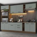 Ver imagem 5 de Cozinha Completa Agata sem Tampo e Pia Rustic/Cinza Madesa