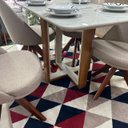 Ver imagem 5 de Sala de Jantar Mesa Sparta com 4 Cadeiras Dilly Giratórias