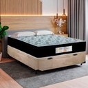 Ver imagem 5 de Cama Box Baú Casal Suede + Colchão Molas Ensacadas Sereneprime Sonnolux 138x188x69 Bege
