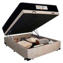 Ver mais imagens de Cama Box Baú Casal Suede + Colchão Molas Ensacadas Sereneprime Sonnolux 138x188x69 Bege