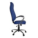 Ver imagem 3 de Poltrona Presidente Argos CR - Couro Sintetico Corano - Azul