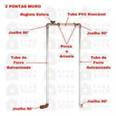 Ver imagem 2 de Kit Copasa 1/2" Muro 100cm