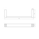 Ver imagem 2 de Porta Toalha Rosto 30cm Gold Jiwi