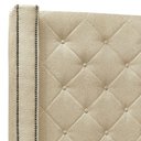 Ver imagem 1 de Cabeceira Casal Cama Box 140cm Louise S06 Linho Dourado - Mpozenato