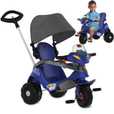 Ver imagem 1 de Triciclo Bandeirante Passeio e Pedal Velobaby com Capota Azul