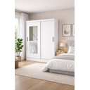 Ver imagem 1 de Guarda Roupa com 2 Portas e Espelho Sapphire -grand Line
