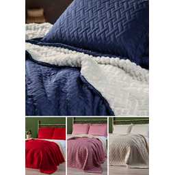 cobertor sherpa avulso queen toque pele de carneiro 240cm x 220cm matelado - 1