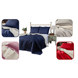 cobertor sherpa avulso queen toque pele de carneiro 240cm x 220cm matelado - 3