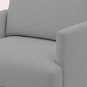 Ver imagem 6 de Kit 2 Poltronas Decorativas Serena para Sala Recepção Escritório Bouclé Premium Luxo Contemporâneas