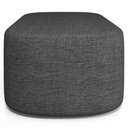 Ver imagem 4 de Cabeceira Cama Box 100cm Lanna com Puff Recamier Doha W01 Linho Cinza Escuro - Lyam Decor