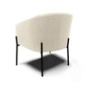 Poltrona Decorativa Pé de Ferro Preto Stella Bouclê D03 - D'rossi - 7