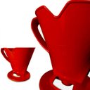 Ver imagem 1 de Porta Filtro de Café Supremo Tamanho 103 - Vermelho