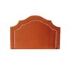 Cabeceira Provençal Tacha Solteiro Veludo Terracota 90x60 - 2