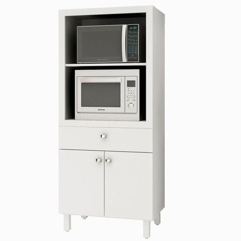 Balcão para Micro-Ondas e Forno Branco